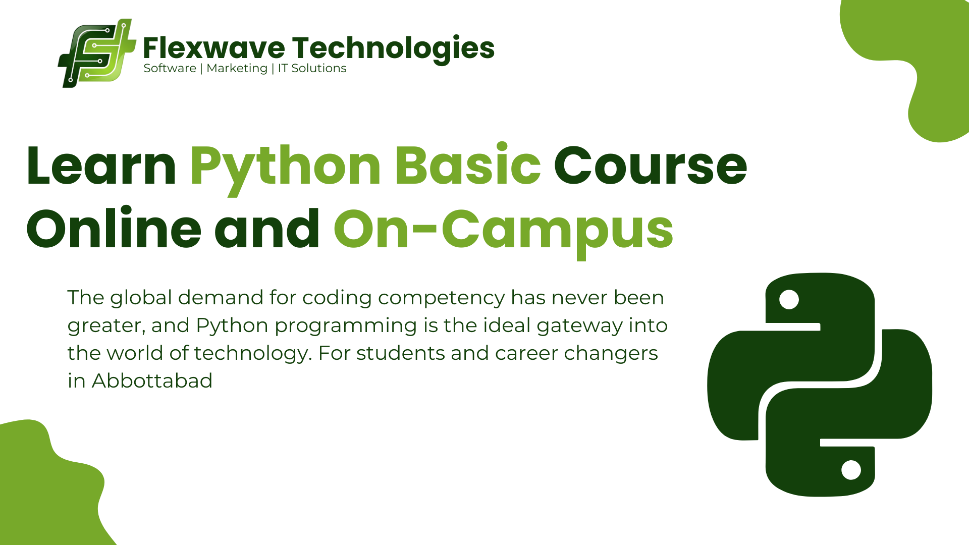 Student learning Python Basic Course on-campus in Abbottabad with a mentor